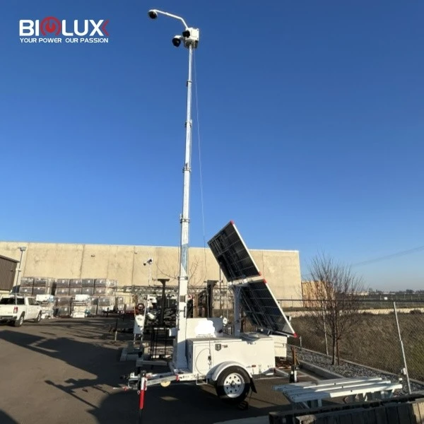 BIGLUX Mobile Solar CCTV Trailer 5G Network suppliers