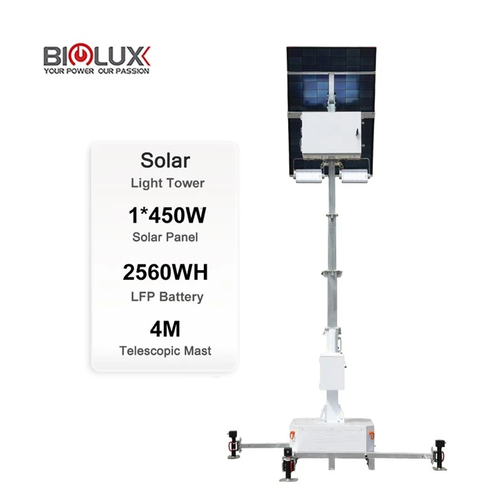 Bygg Mobile Solar Light Tower