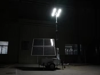 Construction Site Solar Light Trailer high quality