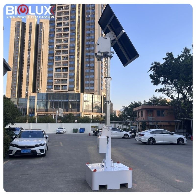 HiGUARD Solar CCTV Surveillance Tower factory