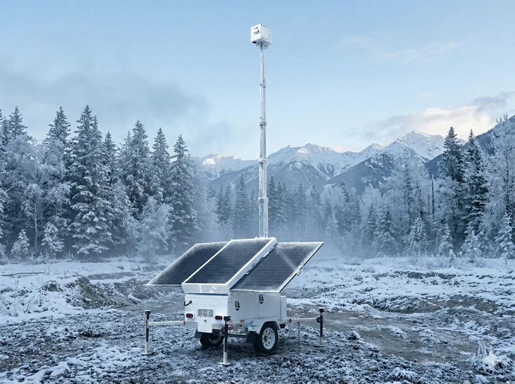 How to deploying Mobile Solar Surveillance Trailers in Extreme Cold