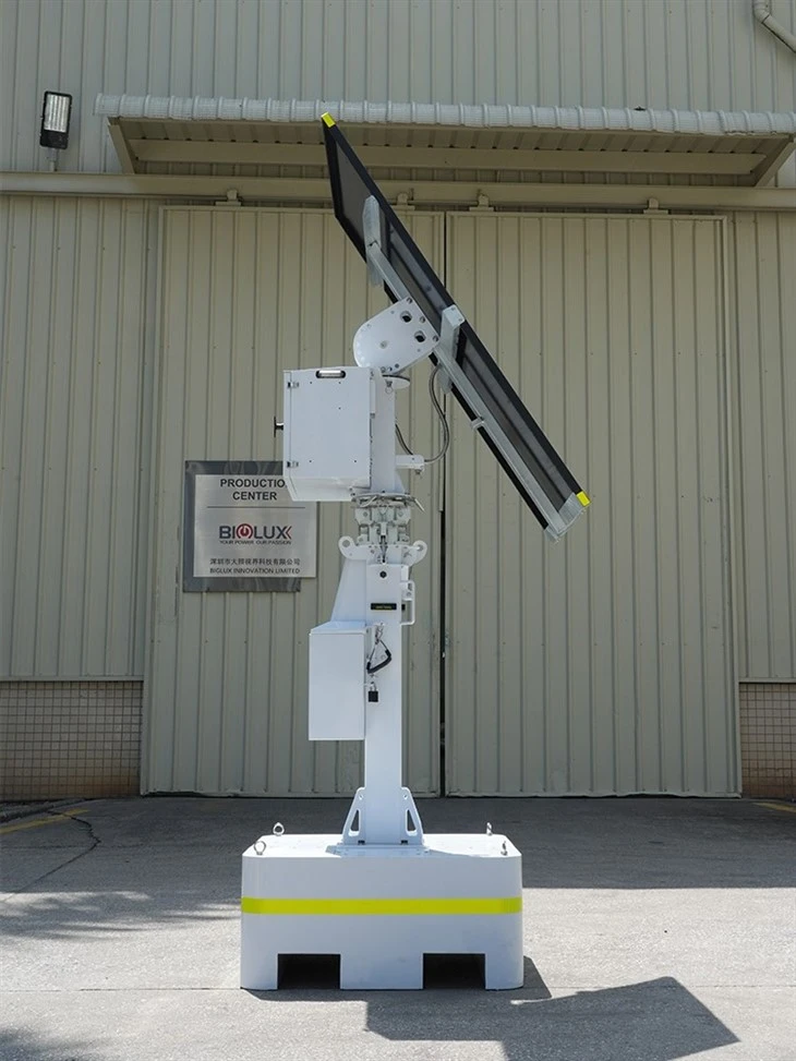HiGUARD Mobile Solar CCTV Tower Economic factory