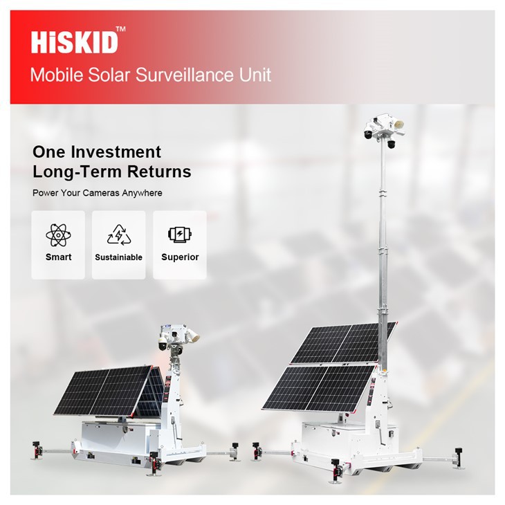 Starlink På Solar CCTV Tower