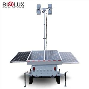 Solar Light Tower Med Off Grid System