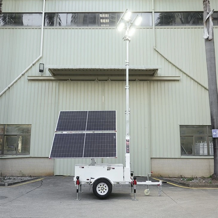 HiSOLO Mobile Solar Light Tower Trailers suppliers