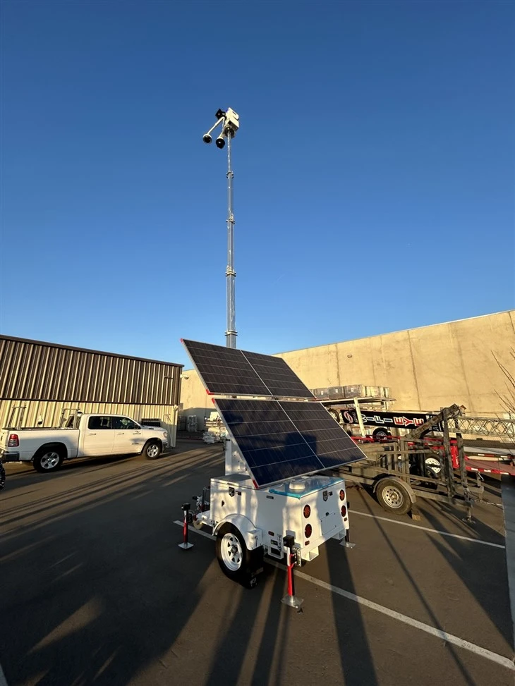 Solar Security Trailer With Camera high quality
